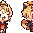 Emote animée de Keola qui court