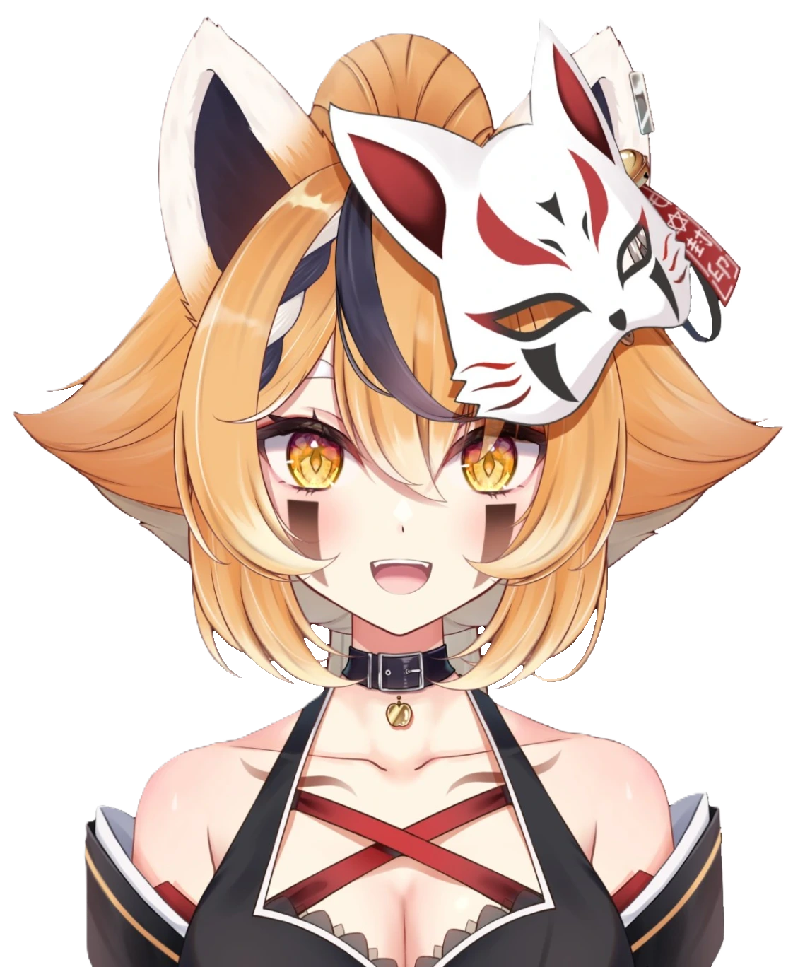 Portrait de Keola Kumaneko, avec ses oreilles de panda roux